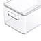 Small Clear Stacking Plastic Bin with Lid by Simply Tidy®